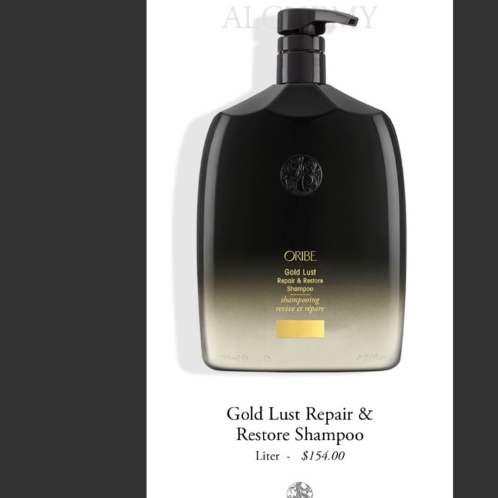 🌟NEW ORIBE GOLD LUST SHAMP & CONDI LITER SIZE
